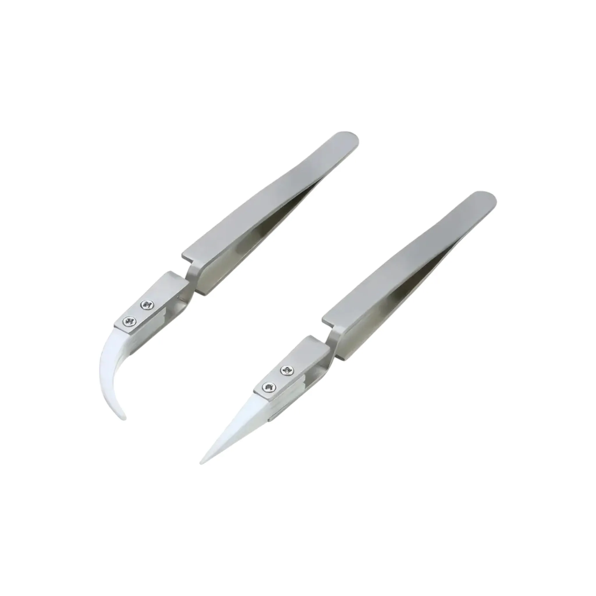 🆕 Ceramic Tip Cross Locking Tweezers