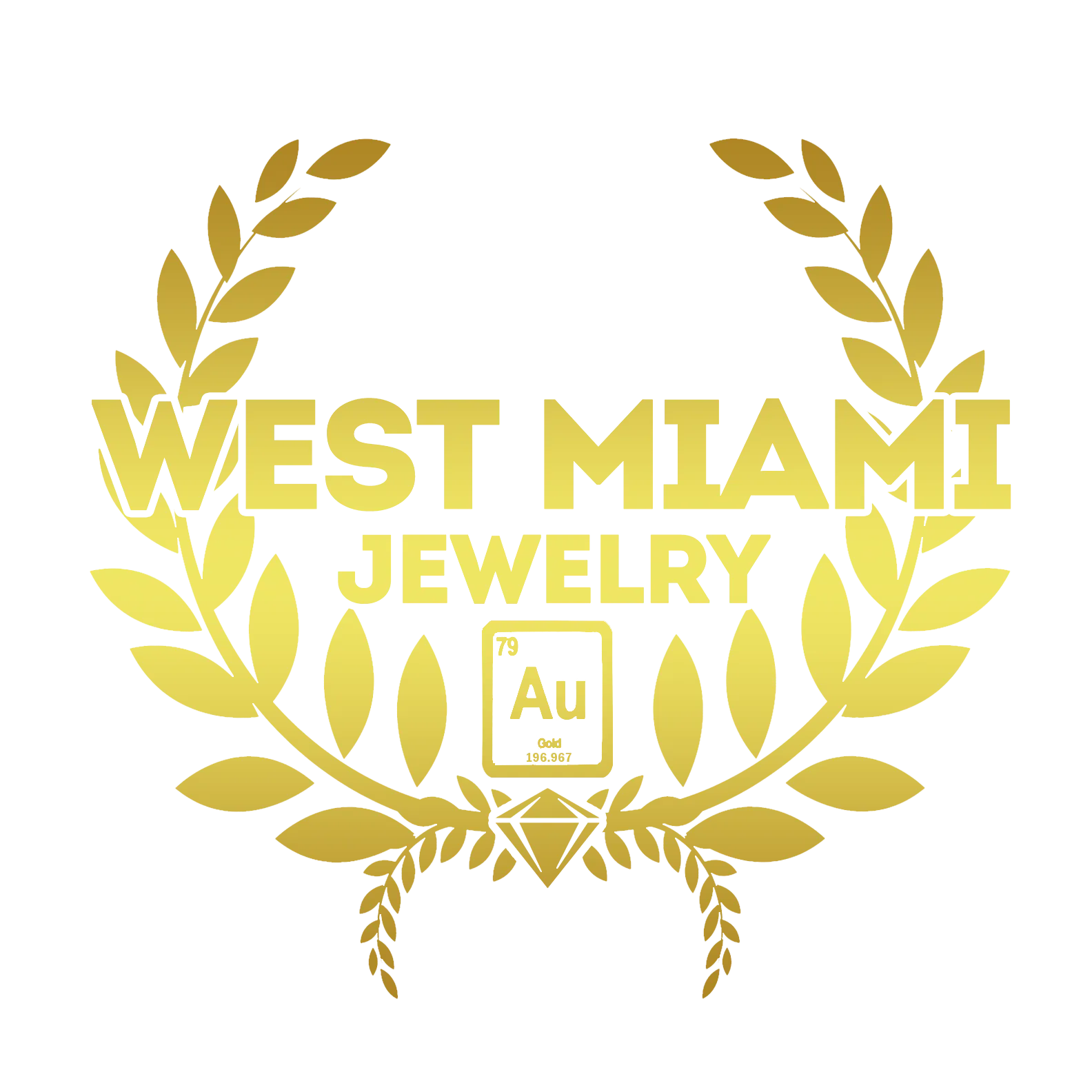 10K Yellow Gold Letter "U" Pendant