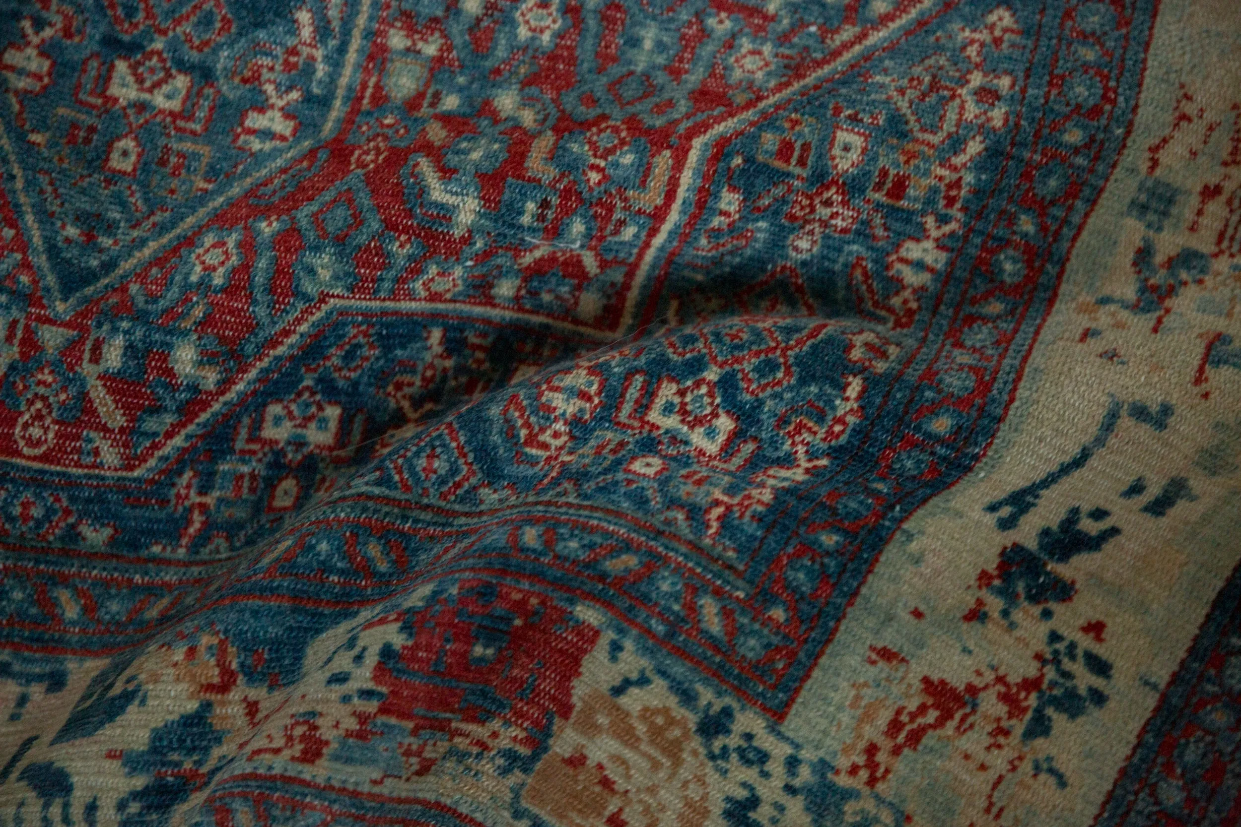 3.5x5 Vintage Distressed Senneh Rug