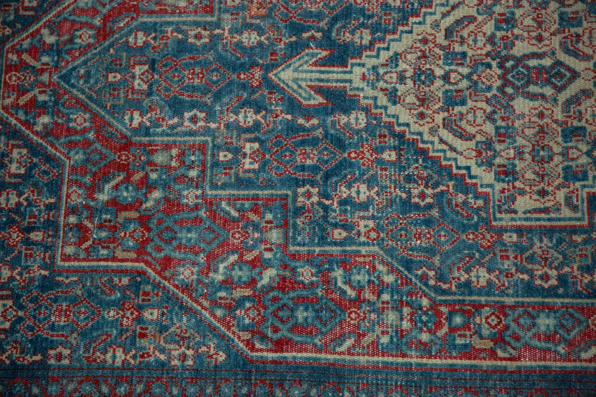 3.5x5 Vintage Distressed Senneh Rug