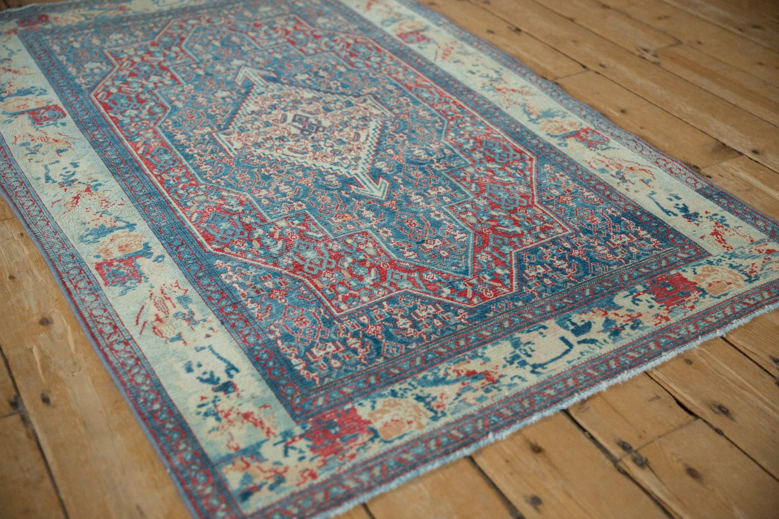 3.5x5 Vintage Distressed Senneh Rug