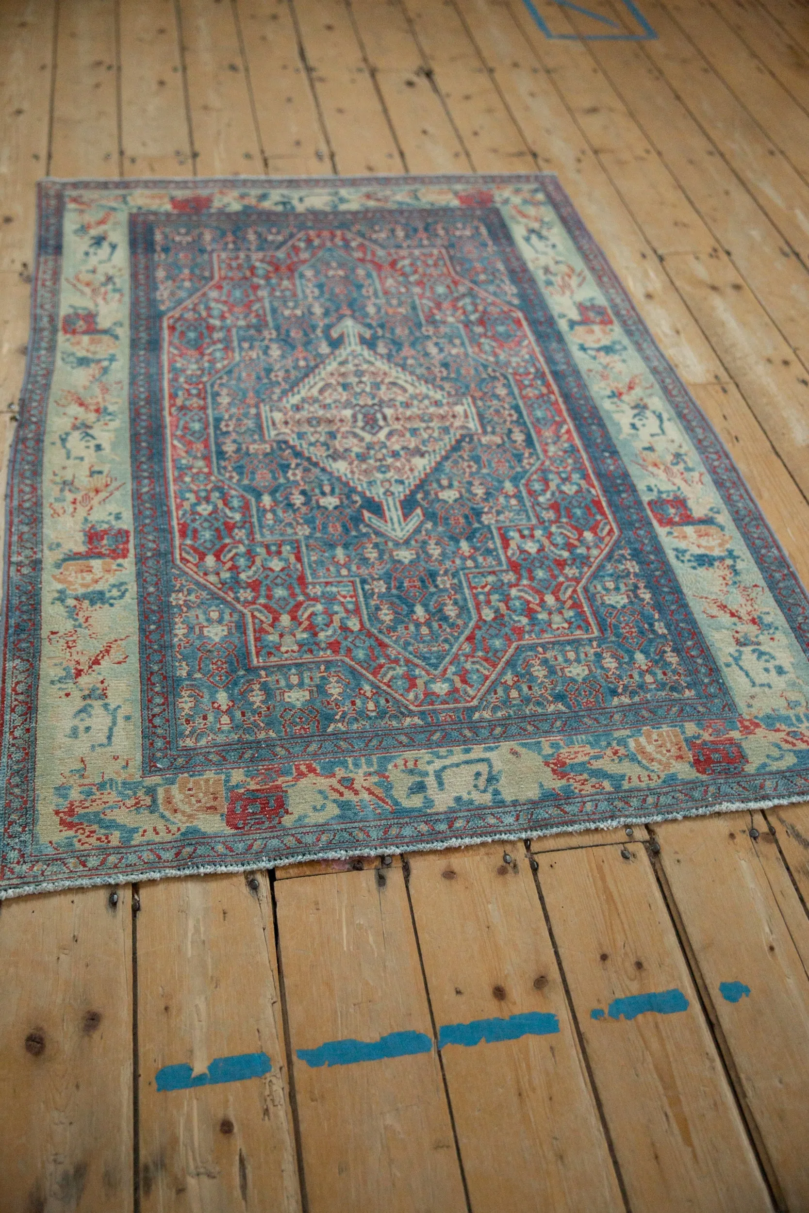 3.5x5 Vintage Distressed Senneh Rug