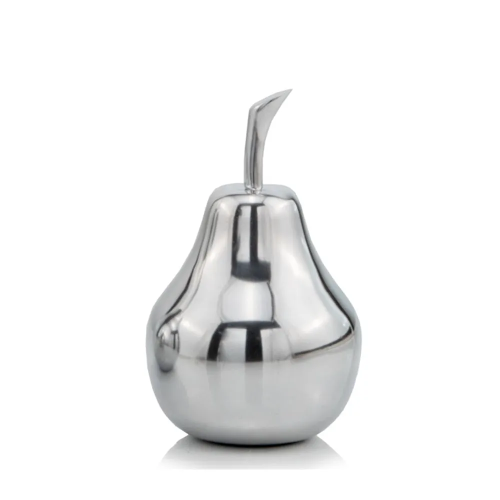4" x 4" x 6.5" Buffed Small Pear