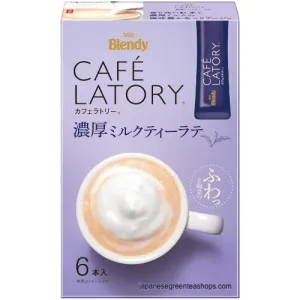 (AGF) Blendy Cafe Latory Rich Milk Tea Latte 6 Sticks