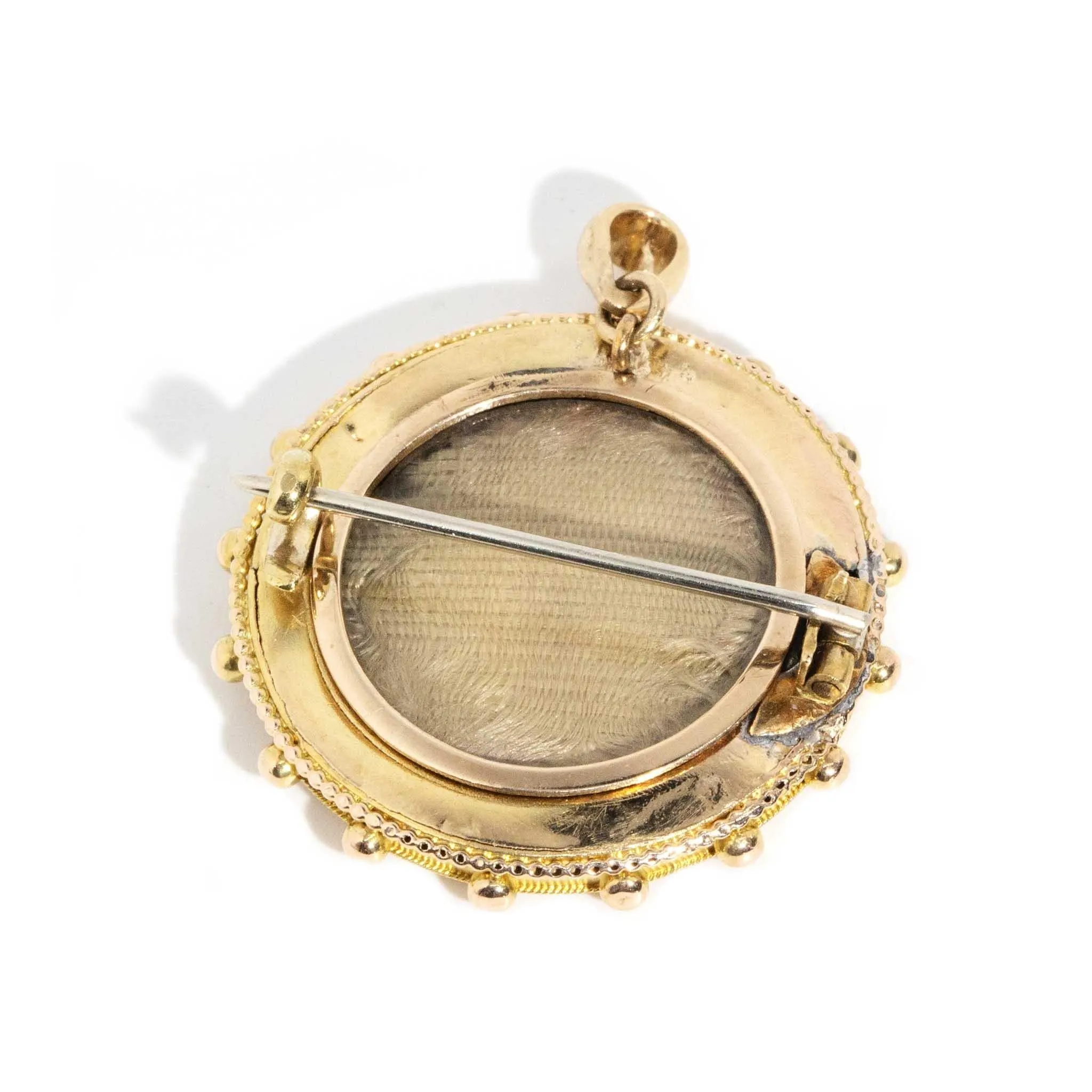 Alice Victorian Diamond Brooch & Pendant 15ct Gold