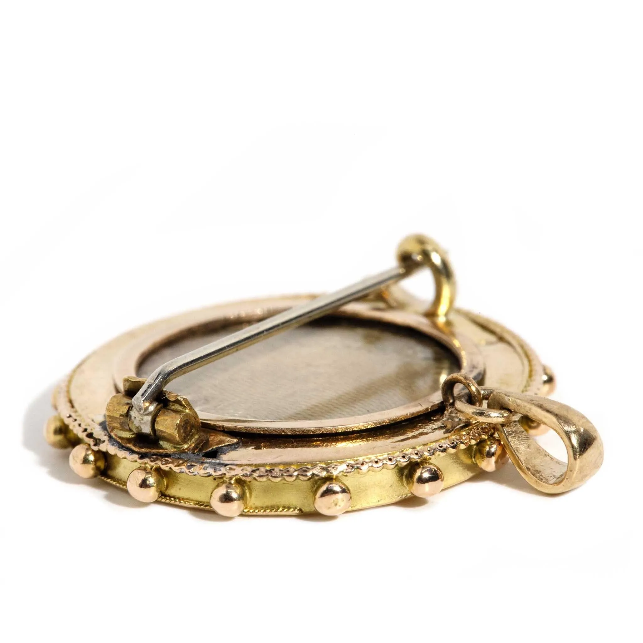 Alice Victorian Diamond Brooch & Pendant 15ct Gold