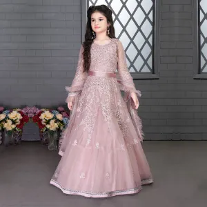 Allure Elegance  Onion Choli Set for Girls