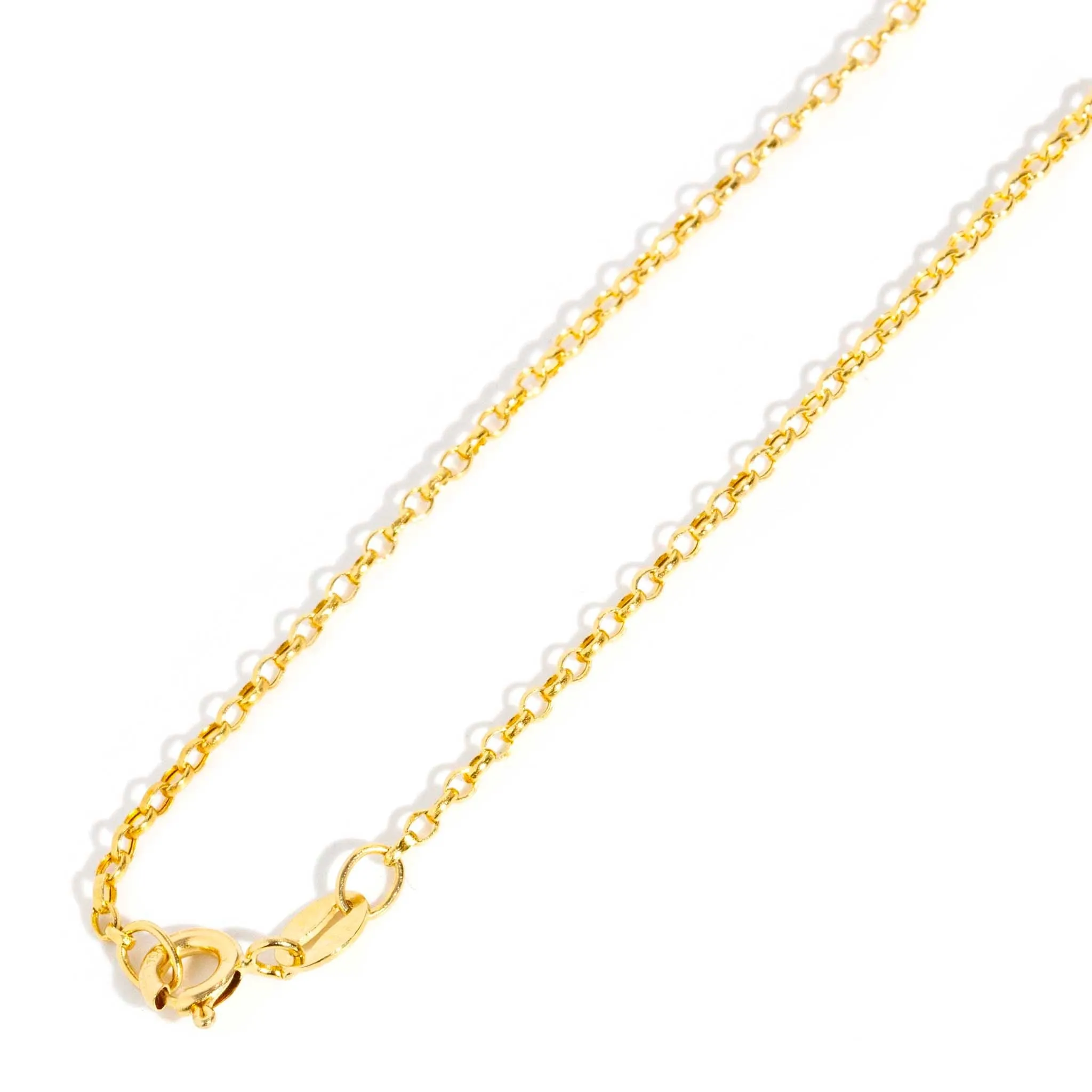 Amalita 1980s Opal Pendant & Chain 18ct Gold