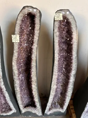 Amethyst Cathedral Pair