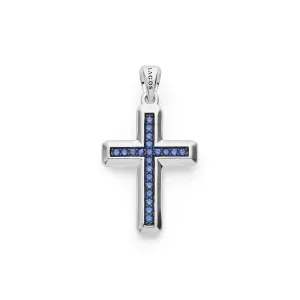 Anthem Blue Sapphire Cross Amulet