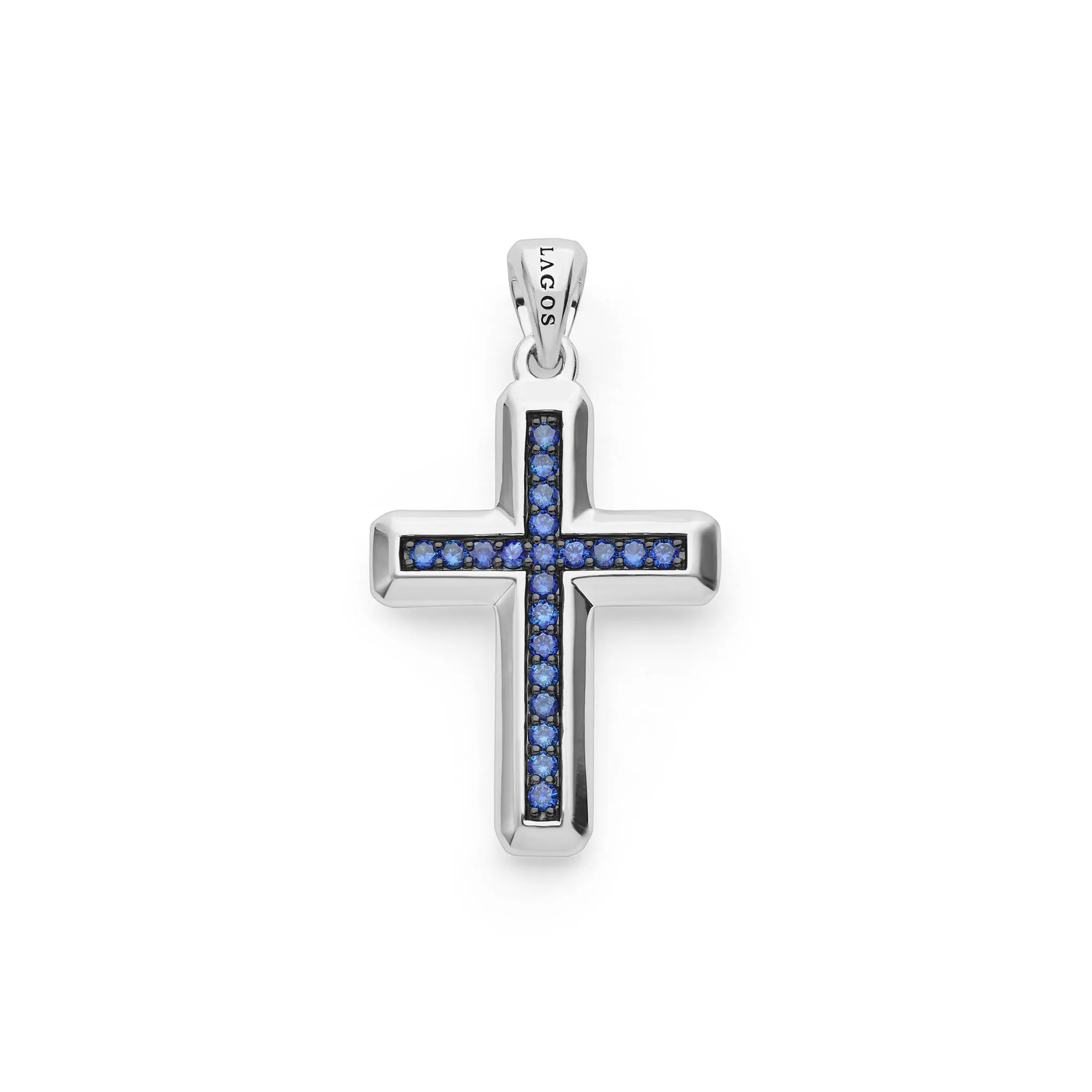Anthem Blue Sapphire Cross Amulet