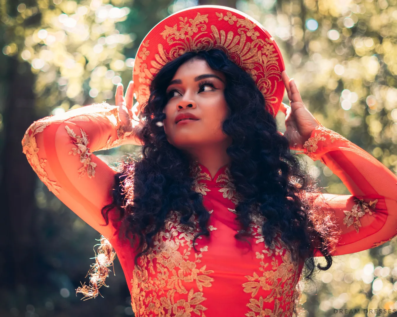 Ao Dai Hat | Vietnamese Bridal Hat (#TACI)