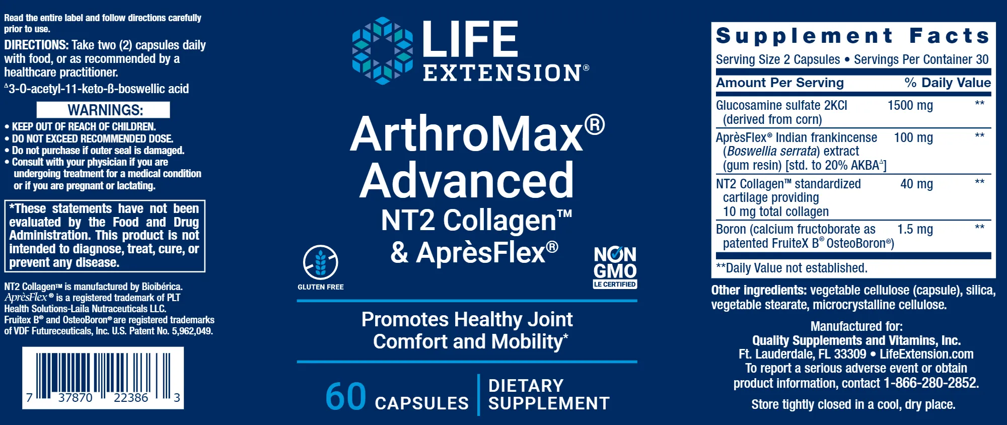 ArthroMax® Advanced with NT2 Collagen™ & AprèsFlex®