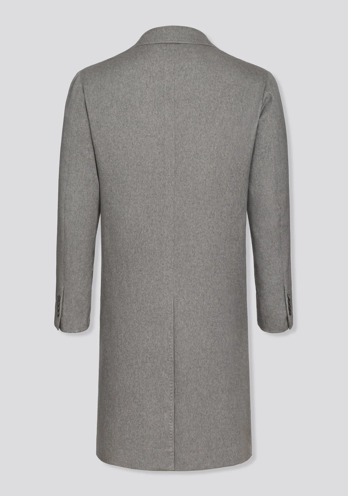 Ash Grey Cashmere Winter Overcoat
