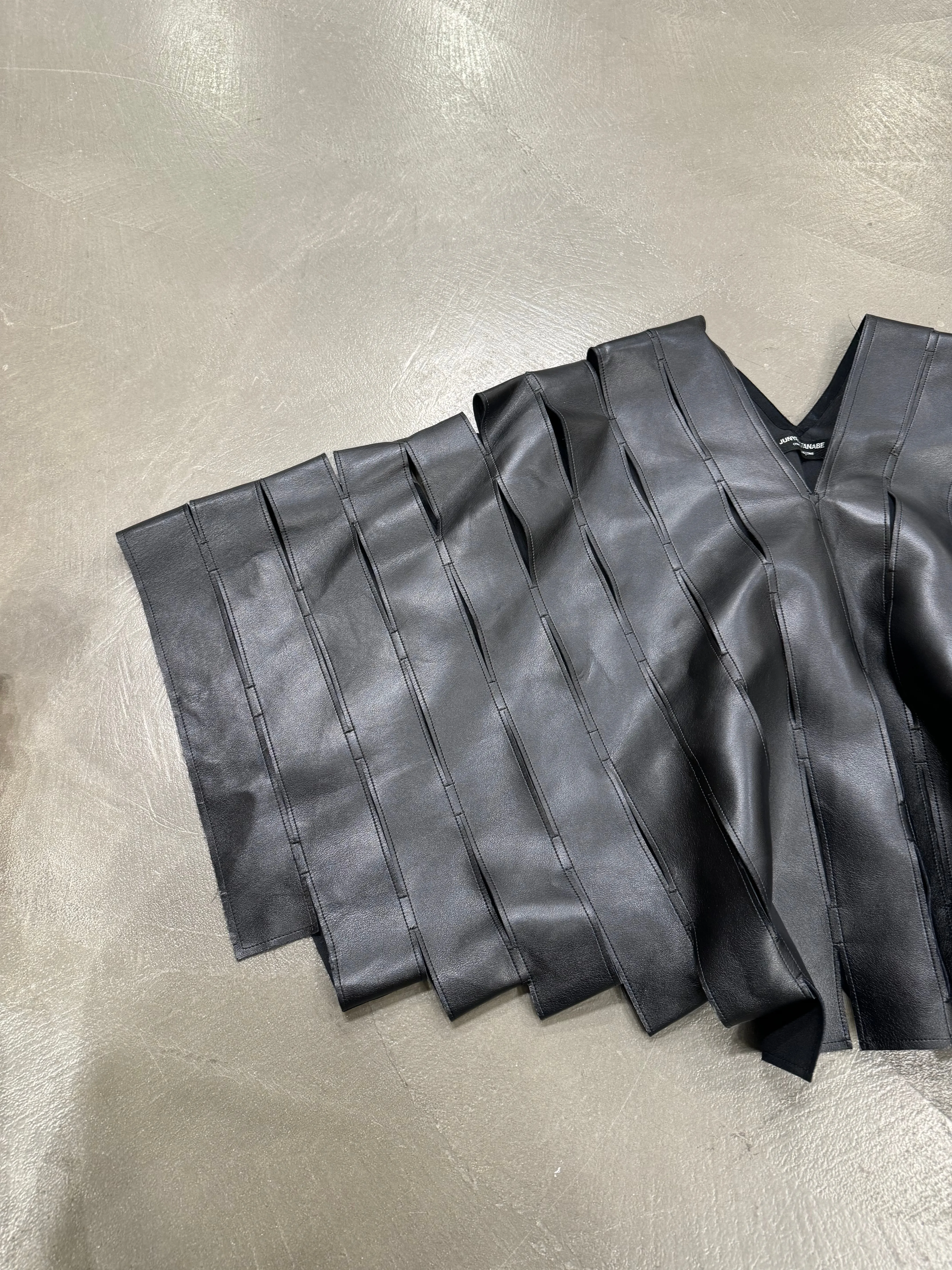 A/W 2015 Junya Watanabe 1/3 sample leather top
