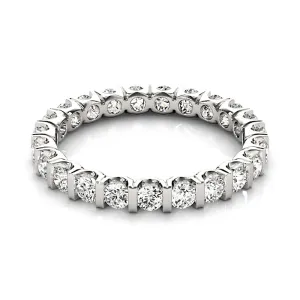 Bar Set 1.0 ct.Round Diamond Eternity Band