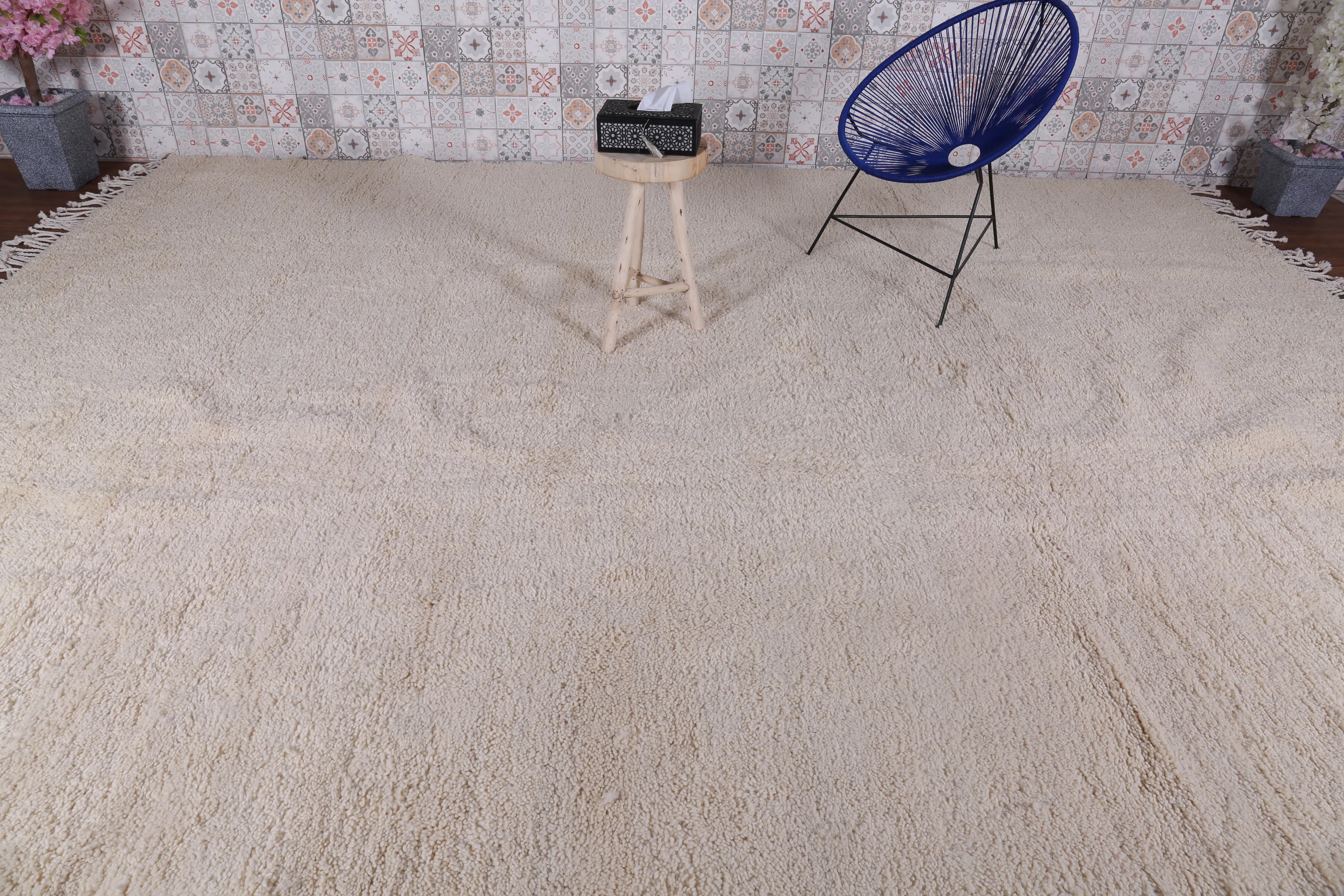 Beni ourain rug - Moroccan area rug - Custom Wool rug
