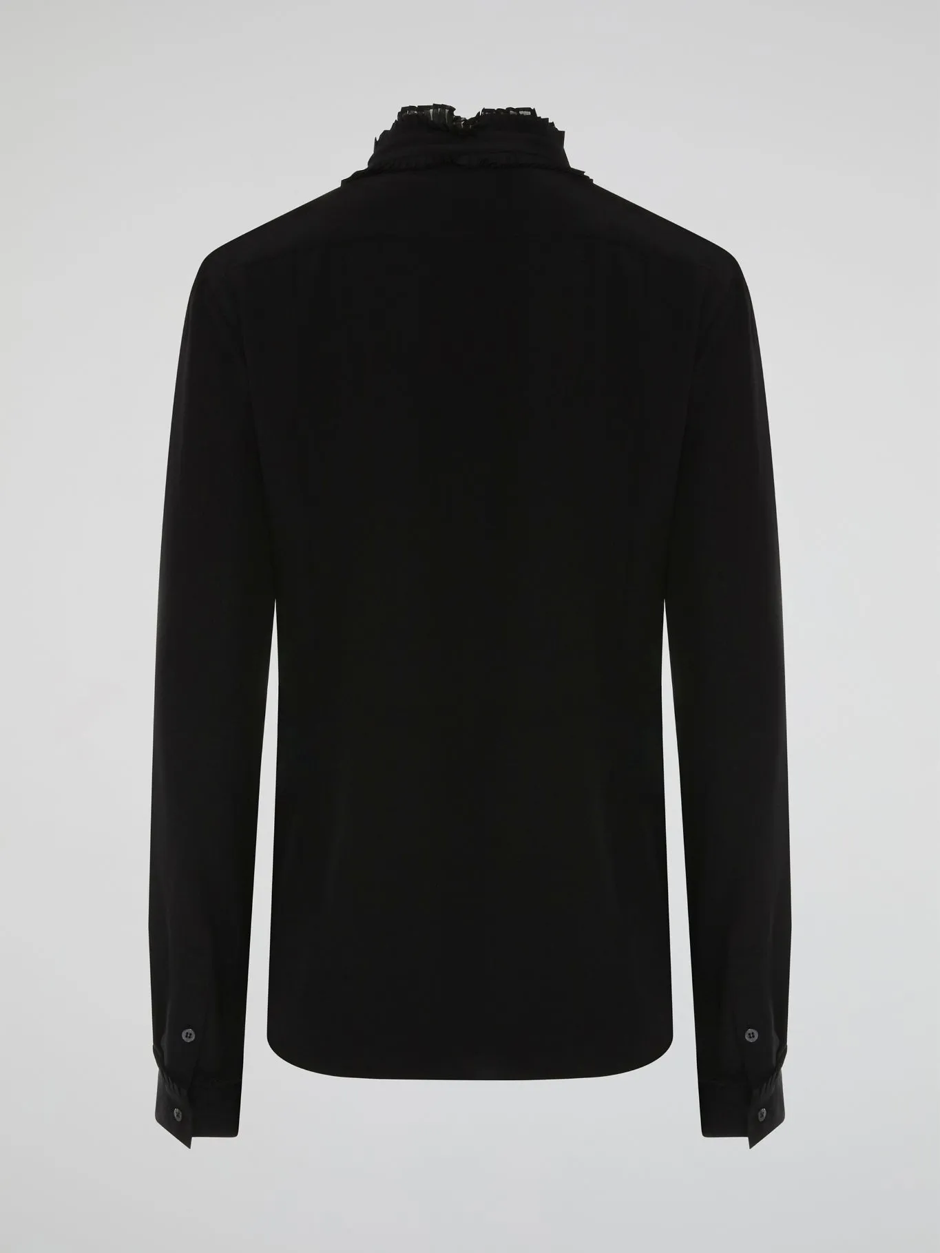 Black Frill Detailed Blouse