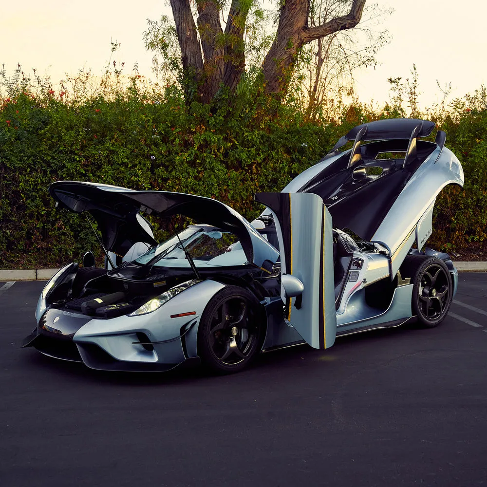 Blue Koenigsegg Regera Leen Customs Enamel Pin