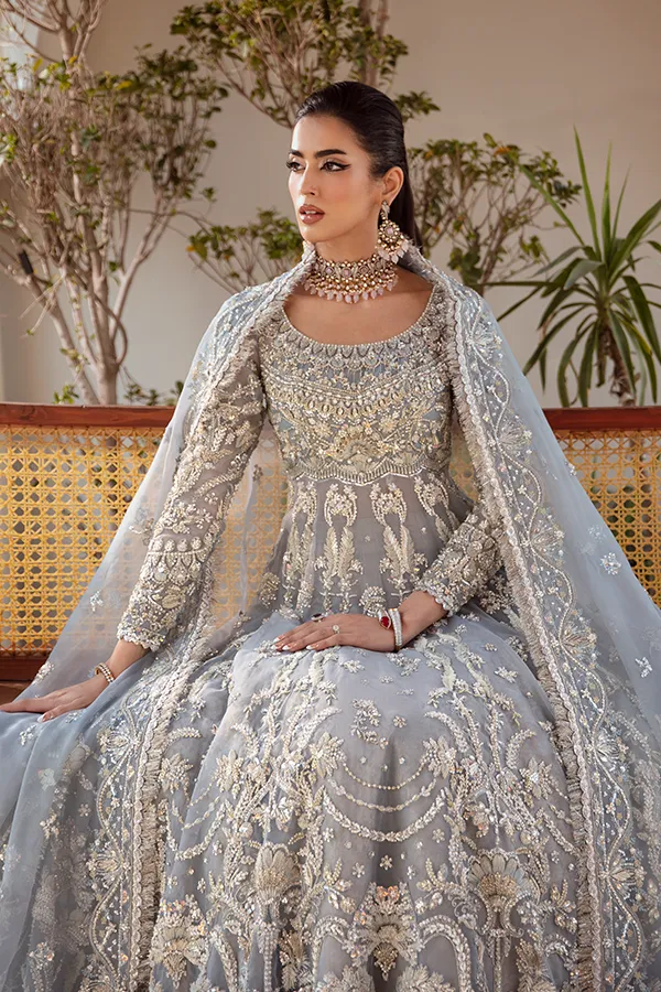 Bridal Gown Lehenga and Dupatta Pakistani Wedding Dress