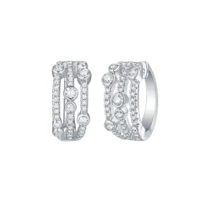 Bubbly 0.93ct Lab Grown Diamonds Earrings <br> E-00324WHT