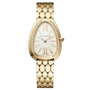 Bulgari Serpenti Seduttori Watch, 33mm White Dial, 103147