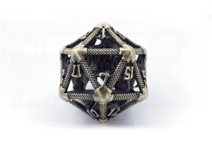 Caged Dragon D20 - Bronze