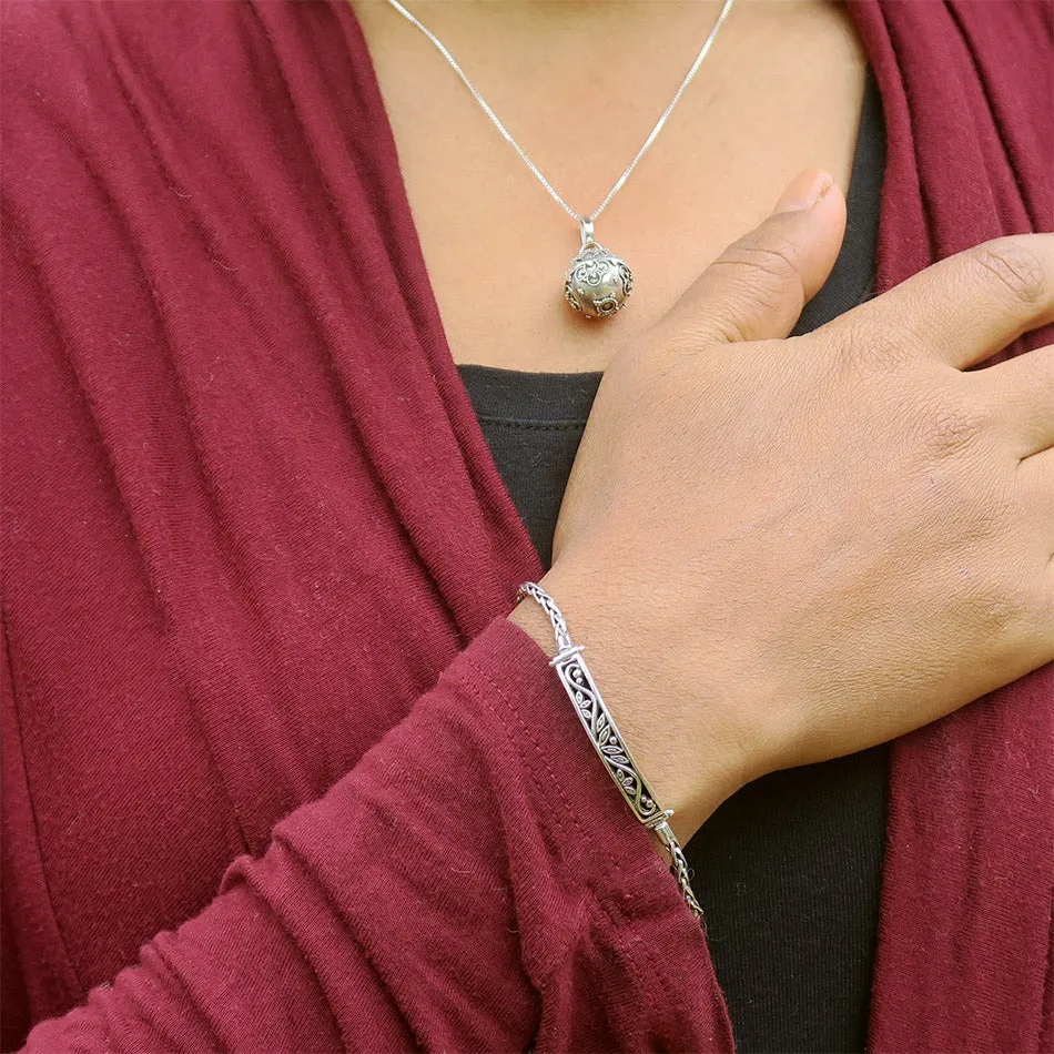Cerita Bracelet - Sterling Silver, Indonesia