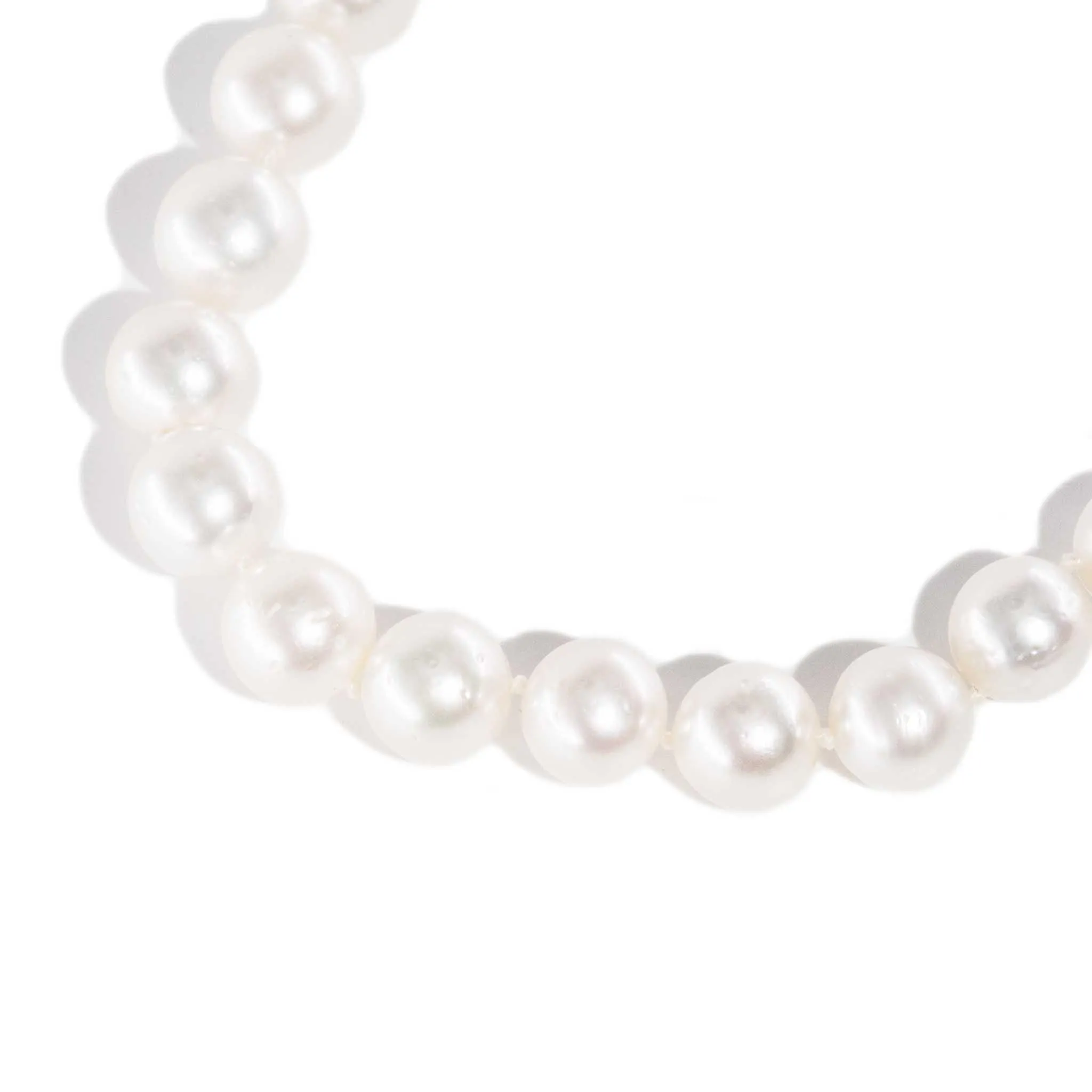 Chayra 1990s South Sea Pearl Necklace 18ct Gold Clasp
