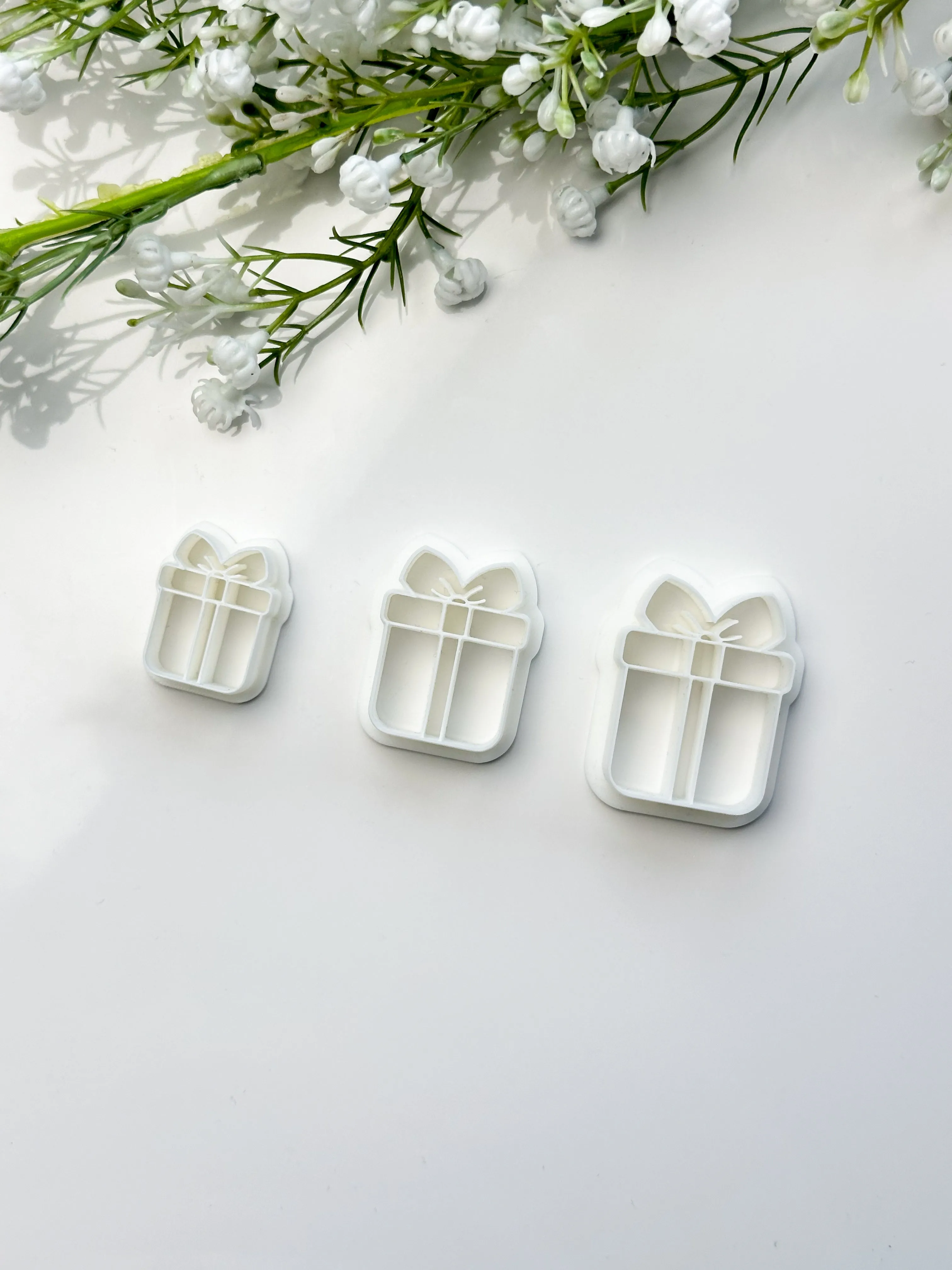 Christmas Gift Detailed Polymer Clay Cutter