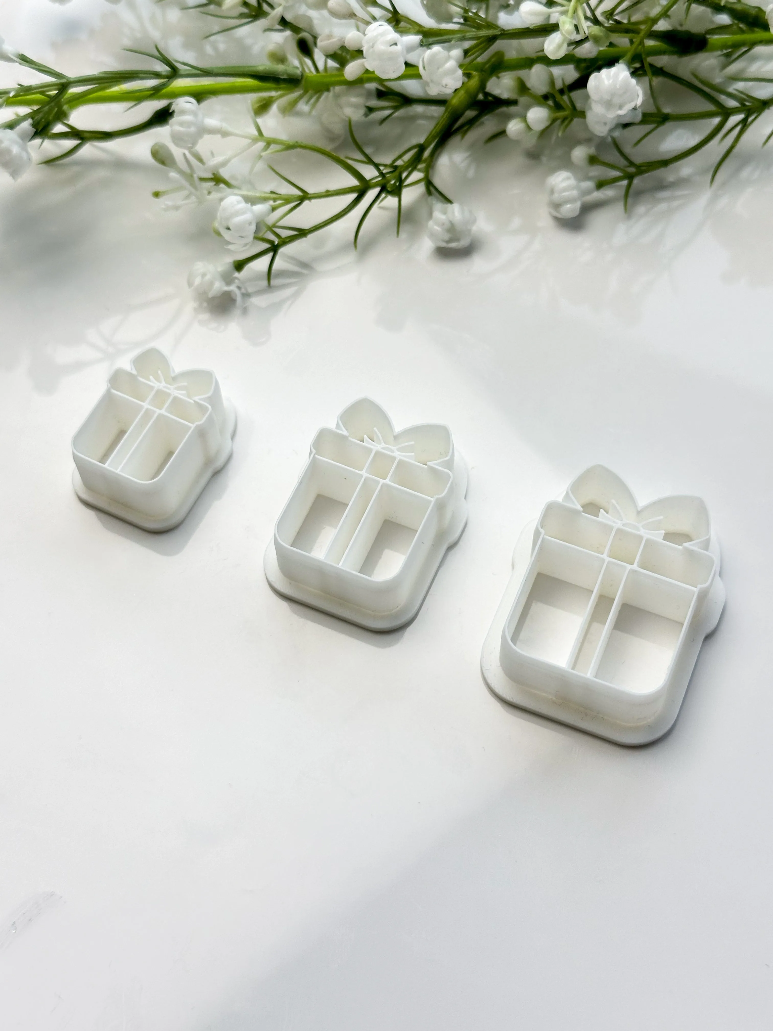 Christmas Gift Detailed Polymer Clay Cutter