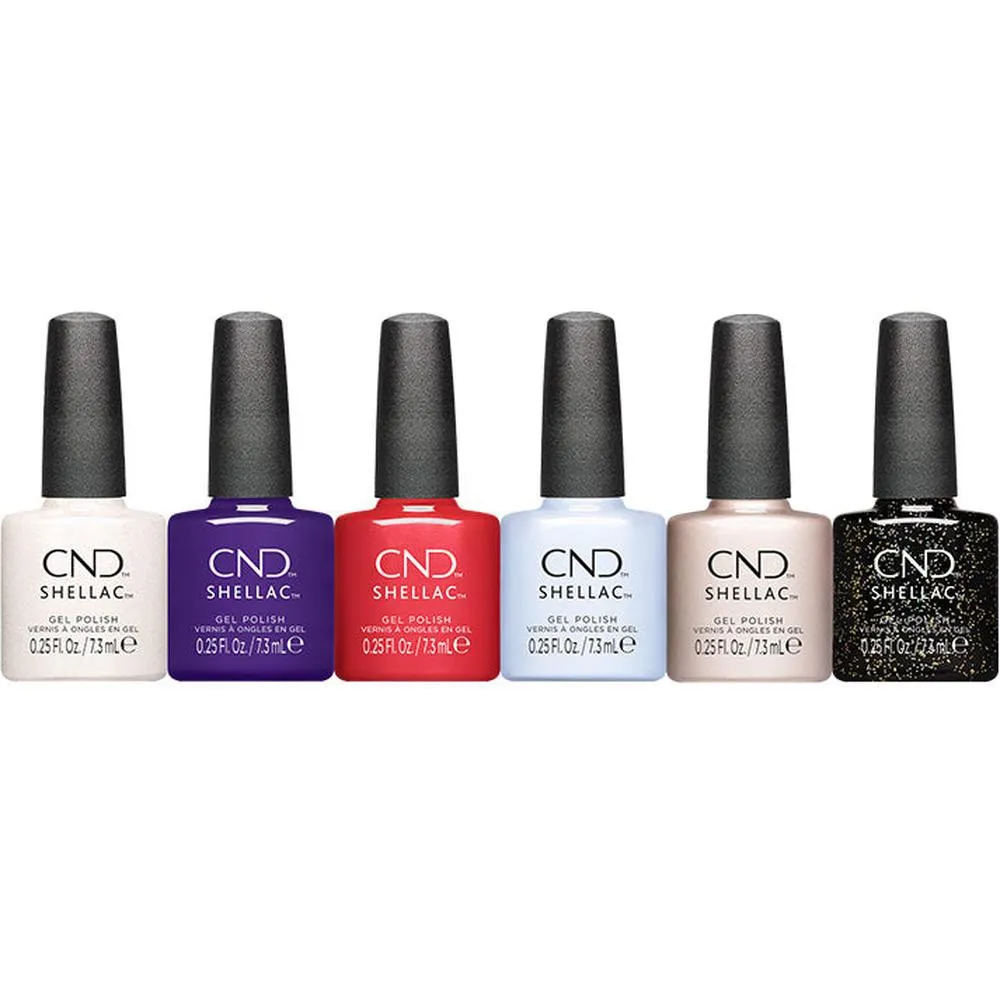 CND Shellac Queen-tessential Collection Opulent Onyx #483 / 0.25 oz.