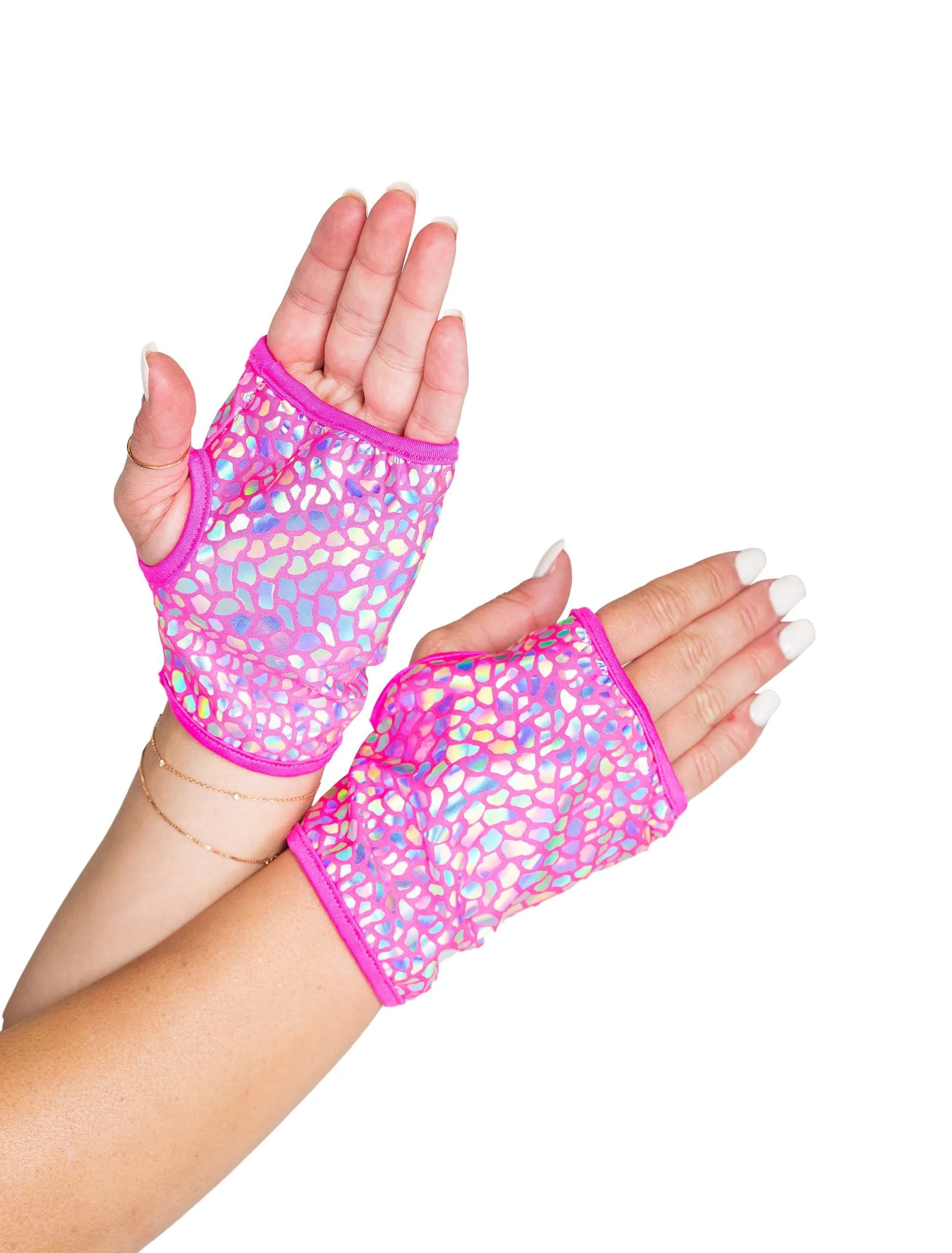 Cosmic Cobble' Open Finger Gloves (3 Color Options)