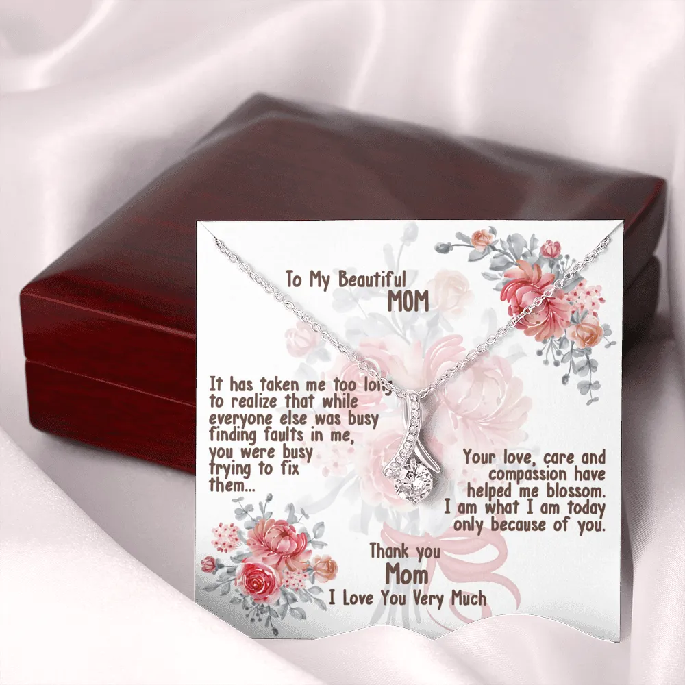 Cute Necklace Gift For Mom From Son or Daughter