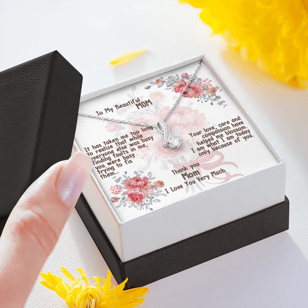 Cute Necklace Gift For Mom From Son or Daughter