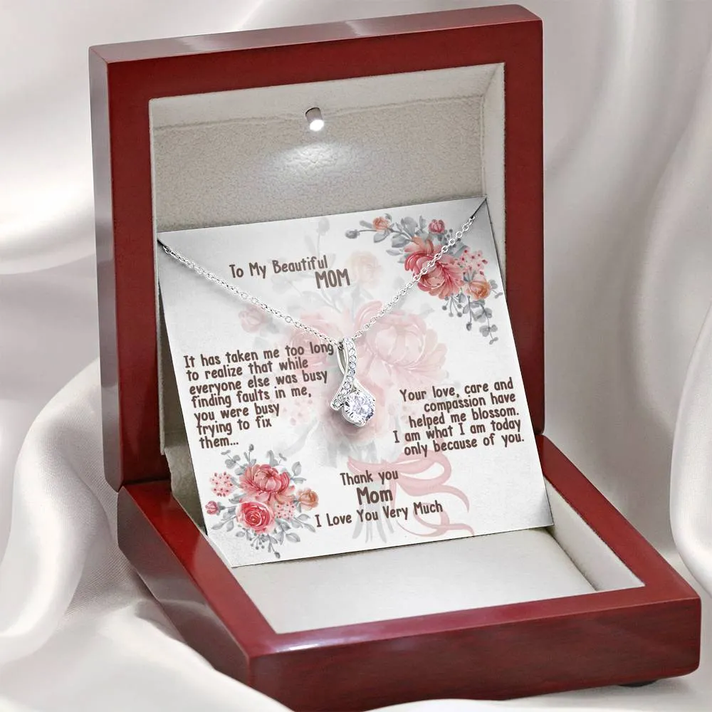 Cute Necklace Gift For Mom From Son or Daughter
