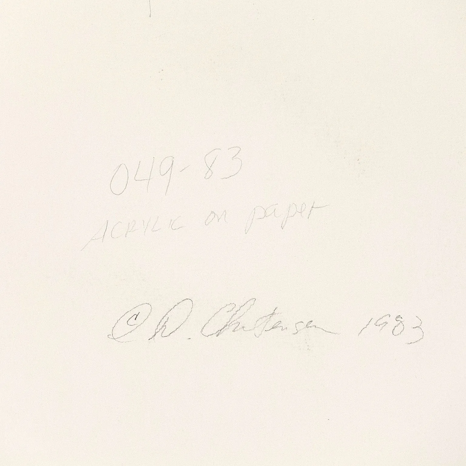 DAN CHRISTENSEN "SPARK", 1983