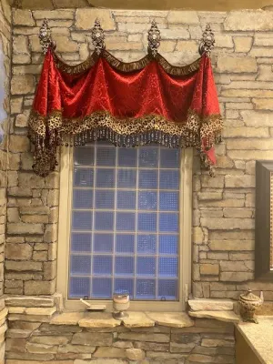 Decorative Valance and Jabots Style #2 Camelot