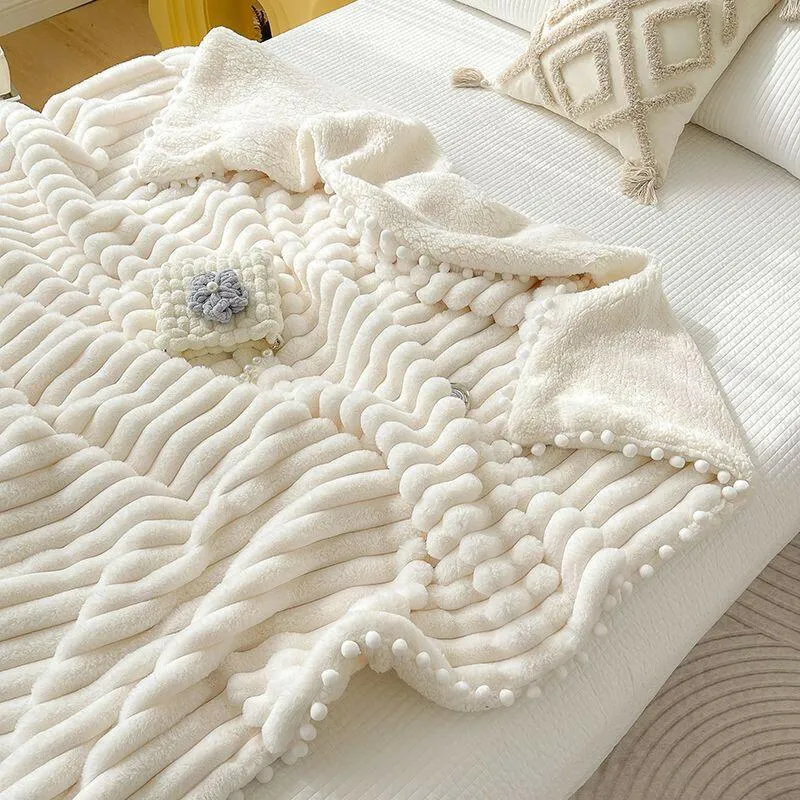 Dehaired Angora Blanket: Sumptuous Comfort for Nap or Sofa Cover Use