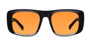 Delu Sunglasses Black Orange