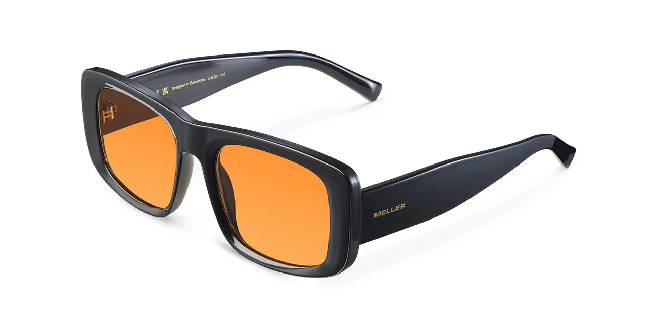 Delu Sunglasses Black Orange