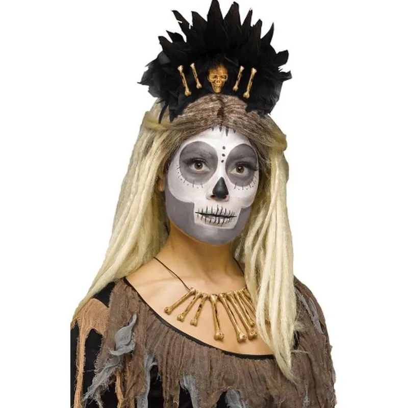 Deluxe Character Headpiece Voodoo Queen