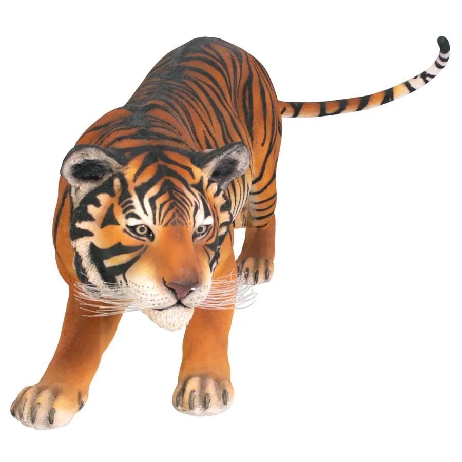 Design Toscano- The Grand-Scale Wildlife Animal Collection: Bengal Tiger Statue