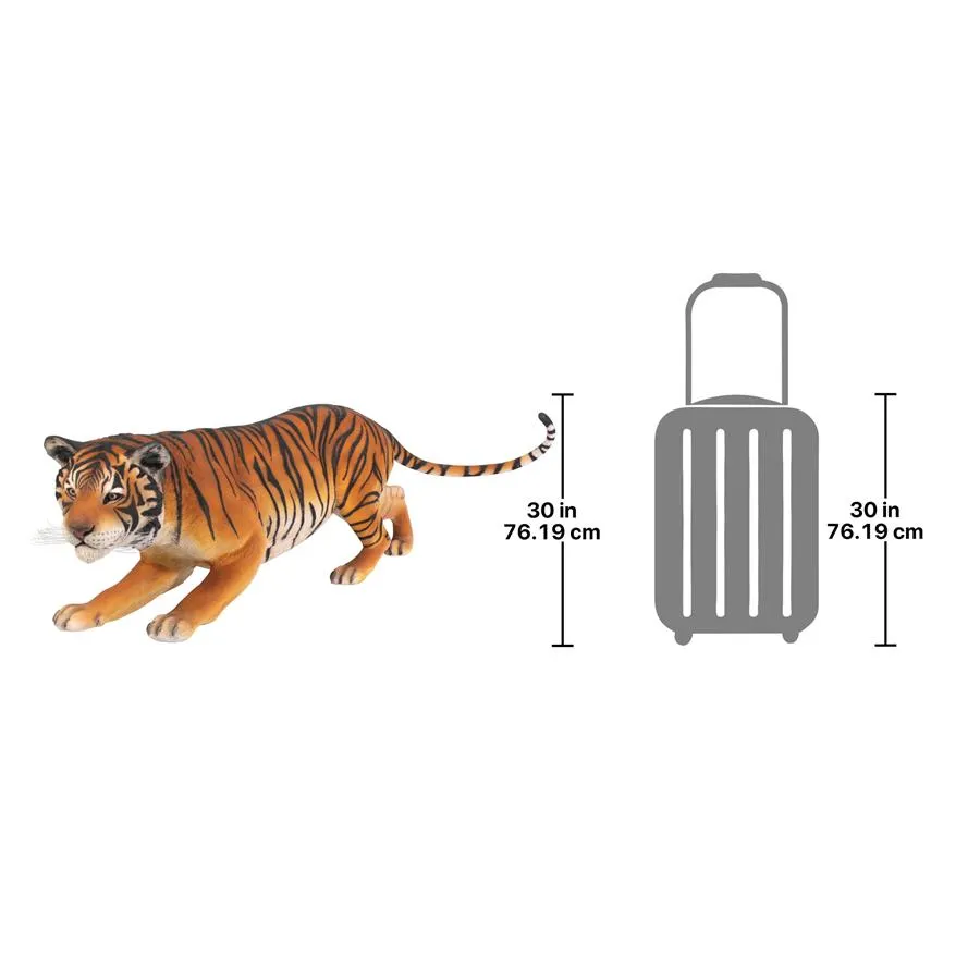 Design Toscano- The Grand-Scale Wildlife Animal Collection: Bengal Tiger Statue