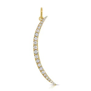 Diamond Moon Charm