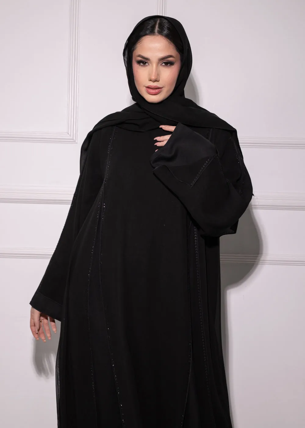 DSL-209 Ameena - Black Abaya