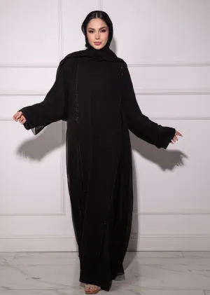 DSL-209 Ameena - Black Abaya