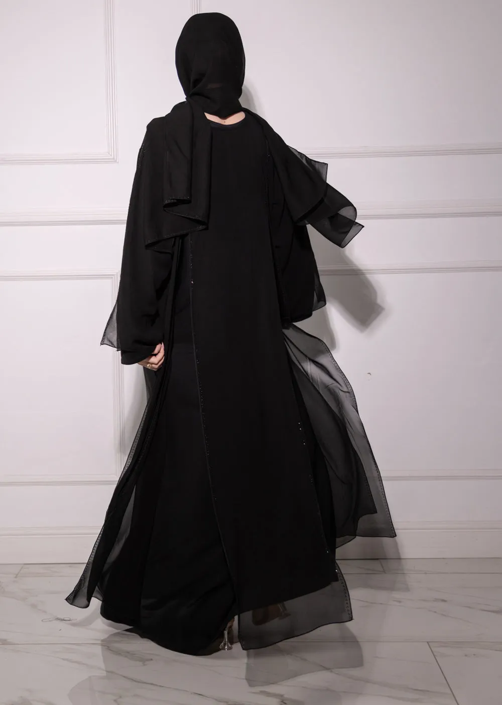 DSL-209 Ameena - Black Abaya