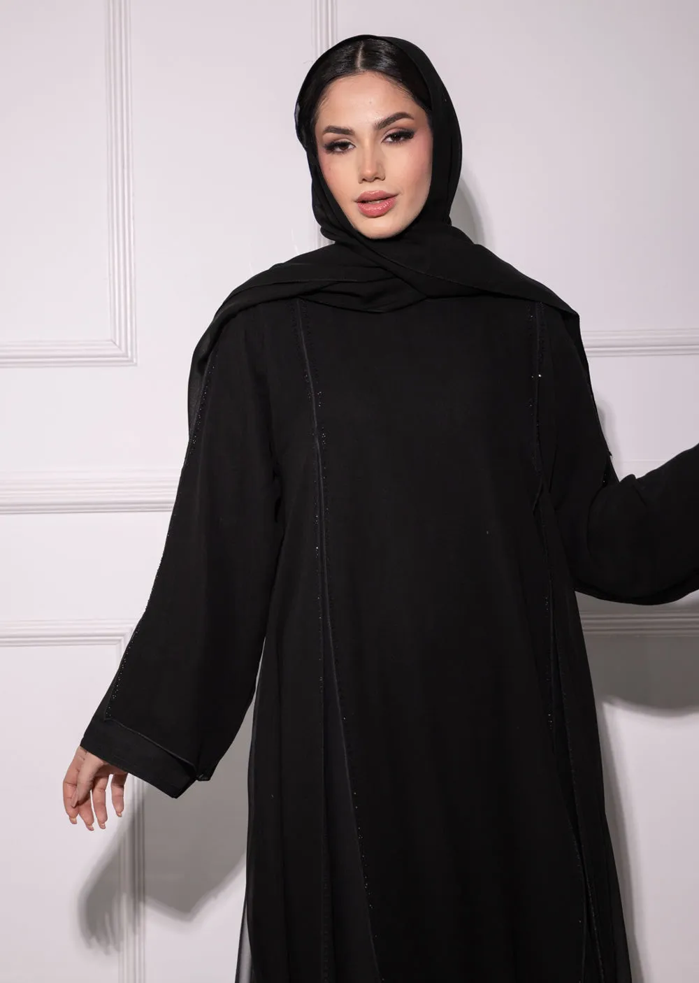 DSL-209 Ameena - Black Abaya