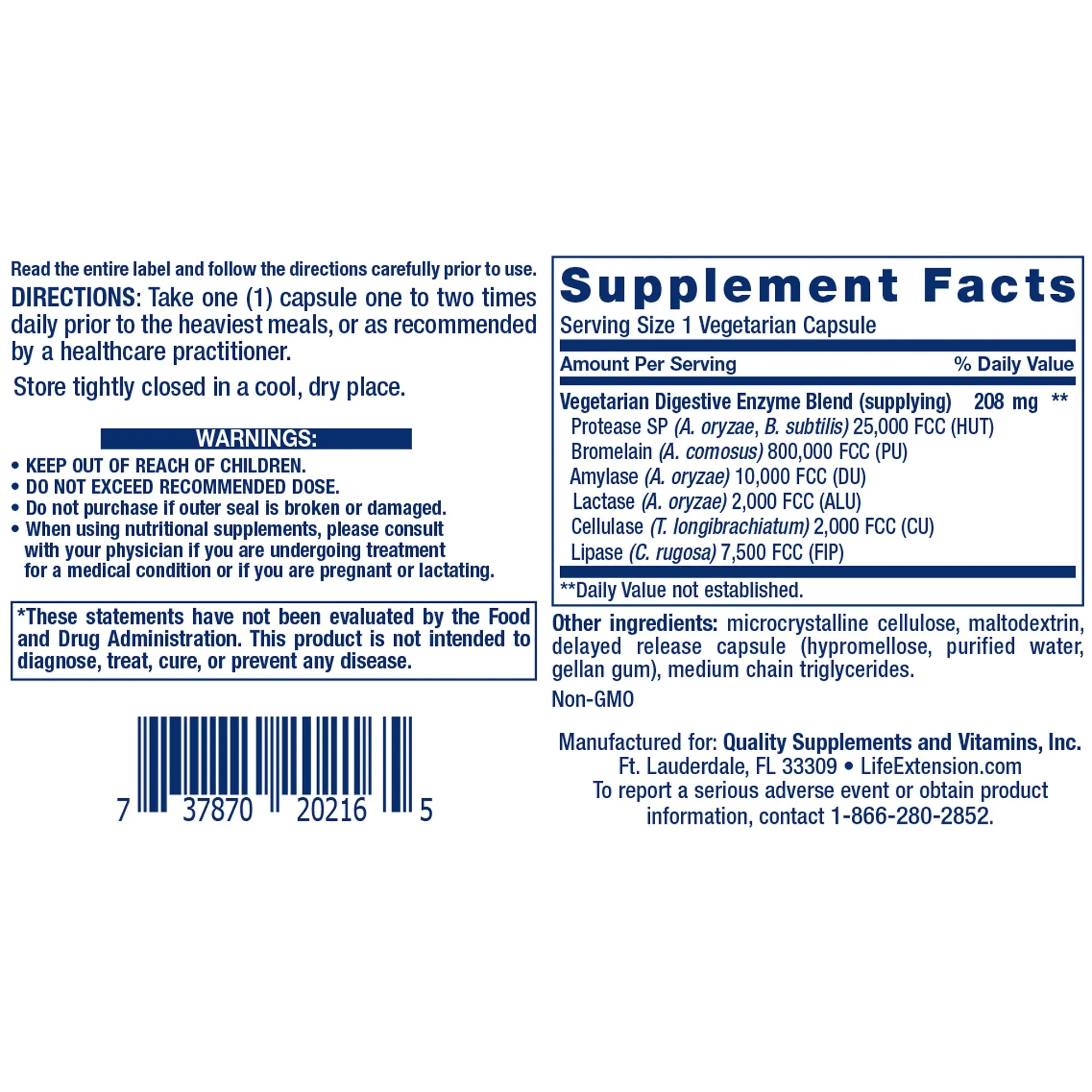 Enhanced Super Digestive Enzymes